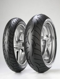 The Metzeler Roadtec Z8 Interact tires ranked at the top of a street bike tire search list provided by ARI.