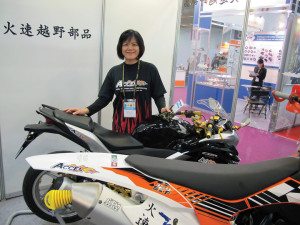 Accel showcased parts made from its 27 CNC units.