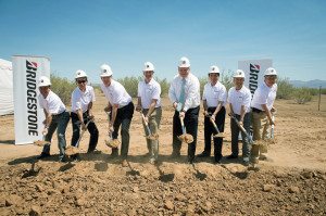 Groundbreaking for Bridgestone America’s Mesa, Ariz., research center took place May 16.