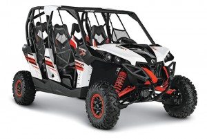The Maverick MAX features a  new white base color, with the black and Can-Am Red color scheme also available on X package models.