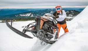 Zack testing gear in perfect conditions out west.