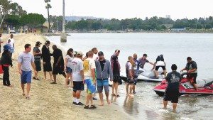 Riders were eager to test ride the various models in an effort to find the WaveRunner that best matched their needs.