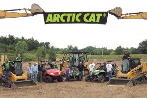 Farm and hunting media joined Arctic Cat at the Extreme Sandbox in Hastings, Minn., where they were offered the chance to not only ride Arctic Cat ATVs and side-by-sides, but to also demo heavy equipment. 