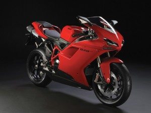 The first motorcycle financed through Ducati Financial Services was a new 2013 red Ducati 848 EVO.