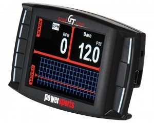 The Powersports GT from Bully Dog monitors pressure, boost, temperature and RPMs, among other performance vitals.