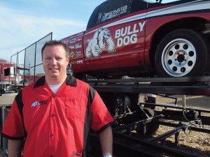 Jarid Vollmer, of Bully Dog’s race tech department, is an accomplished National Hot Rod Diesel Association racer. He brought his personal race truck to display the power gains the tuner product provides.