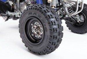 Maxxis tires are new for 2014 on the YFZ450R.