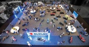 Suzuki’s presence both in the expo hall and at the outdoor demo ride facility proved beneficial.