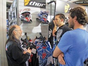 Parts Europe’s booth was buzzing with activity, with the Thor brand getting particular attention.