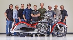 A small and dedicated team from Polaris Industries’ Industrial Design team was tasked with customizing a stock 2014 Indian Chief Classic.