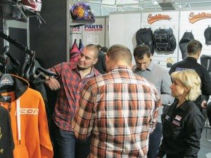 Brands such as Icon and Saddlemen were popular choices among the dealers in attendance at EICMA in Milan, Italy, where Parts Europe did a brisk business.