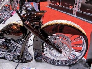 Vee Rubber launched its 32-inch front tire (with Metalsport Wheel) at V-Twin Expo in Cincinnati. 