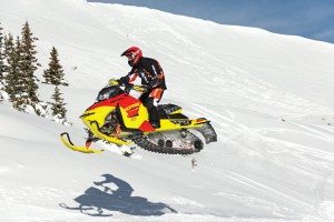 After fielding complaints about some color combinations such as this Fusion Red/Sunburst Yellow offering on the MXZ X-RS, Ski-Doo announced more muted colors would be available on certain models. 