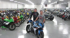 iMotorsports business partners Haider Saba (right) and Tim Walter bring complementary skills sets as they aim to make the dealership a national player in the sale of pre-owned motorcycles.