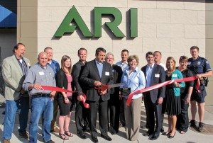 Guests from the local business community joined in the ribbon-cutting ceremony.