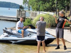 Yamaha Watercraft Group product manager Scott Watkins describes the 2015 WaveRunner lineup during a video at Lake Oconee, Ga. Info-Link’s Bellwether report shows September PWC sales up 30 percent from a year ago.