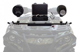 The Power Rail allows ATV and side-by-side owners to add accessories, such as the Power Rail-ready Power Box and Bazooka 6” Amplified Bluetooth Speakers, to their vehicles.