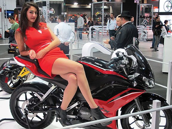 Hero showcased its all-new HX 250R sport bike for the Indian market at EICMA, featuring the company’s first in-house built motor following its separation from Honda