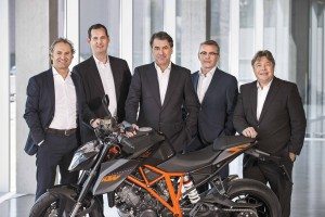KTM announced worldwide record sales for the fourth consecutive year.