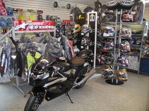 Southland Cycle Center’s helmet and apparel lineup includes Alpinestars, Thor, Icon and KBC Helmets. The dealership is located in Garden Grove, Calif.