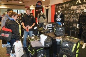 Dylan Jones was on hand at the Parts Unlimited/Drag Specialties Regional Showcase in Atlanta, showing dealers American Kargo’s new gear bags. 