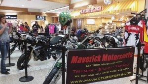 Maverick Motorsports of Missoula, Mont., brought 12 units to the well-attended mall event that featured local dealerships.