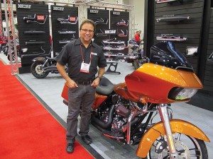 Eddie Terejas, customer service director at Vance & Hines, said dealers at V-Twin Expo were excited about the brand’s 2015 products. 