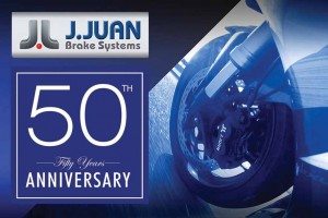 Spain’s J.JUAN Brakes unveiled its 50th anniversary logo.