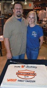 Owner Shane Richmond and his wife, Mechelle, at Wildcat’s fifth anniversary. Each year, Wildcat hosts a Birthday Bash that draws more than 4,000 spectators to one of Kentucky’s largest firework shows.