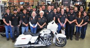 Wilkins Harley-Davidson opened in 1947 and moved to its current location in 1996. Co-owner John Lyon says he owes a lot to his team. “None of this is possible without our staff,” he said.