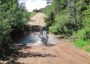 Foothills Motorcycles advised riders that the route would be technical, incoporating dual-sport elements and on- and off-road terrain. 