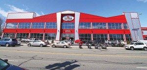 Motorcycle Mall moved to its present location in April 2012.