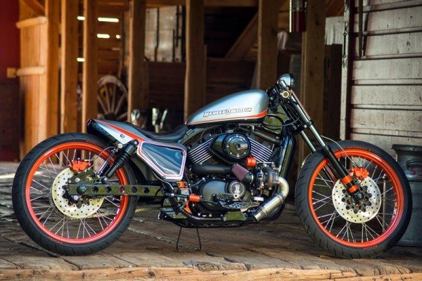 Alex Stewart and his Yellowstone Harley-Davidson build team in Belgrade, Montana, entered this tricked out Street 750 motorcycle in Harley-Davidson’s U.S. Custom Kings bike build competition.