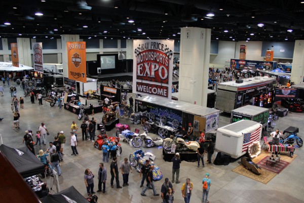 The Ray Price Motorsports Expo coincides with Bikefest, attracting hundreds of custom bike builders competing in this IMBBA sanctioned event.