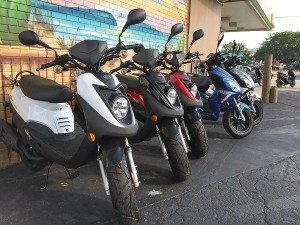 Superior Scooters in Meriden, Ct., was one of the first Bintelli dealers to bring on Adly as well. 