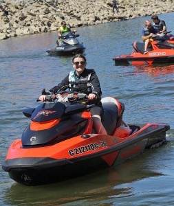  PSB managing editor Liz Keener demoed the 2016 Sea-Doo RXT-X on the Cumberland River in Tennessee during a media event in mid-September. 