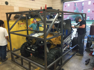 Georgia Southern University students having been working since June to make the Hisun Strike 1000 race ready for the Baja 1000.