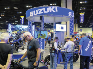 Suzuki brought good news in October to dealers and consumers attending AIMExpo in Orlando.