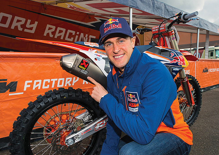 Reigning AMA Supercross champion Ryan Dungey uses Akrapovic exhaust on his KTM. 