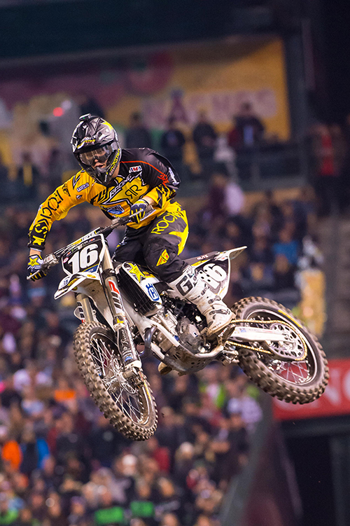 Osborne added to the historic night for Rockstar Energy Husqvarna Factory Racing by earning a podium finish in 250SX.