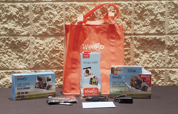 Weego offers a line of jump starters and battery packs designed to power everything from powersports vehicle batteries to cell phones. 