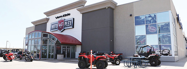 Verne Eide Motoplex in Sioux Falls, S.D., has grown extensively over the past two years.