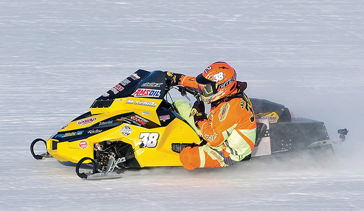 Matt Schulz of Wausau, Wis., captured his second Snow Goer Cup by winning the Eagle River World Championship in January. He also won on the banked ice oval in 2010.