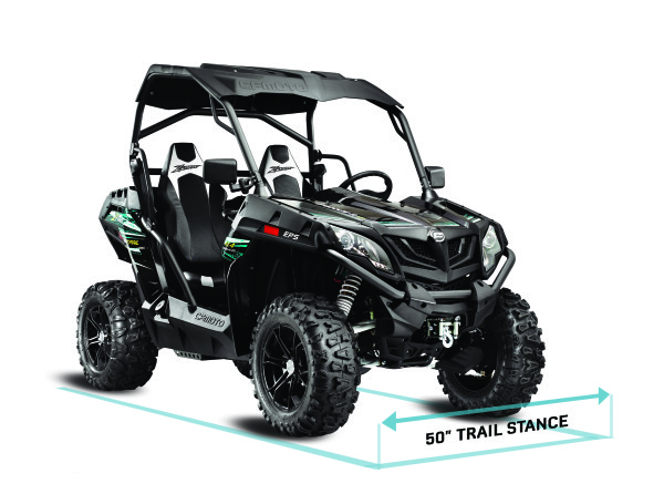 ZForce 50in_trail_stance_3Q_view