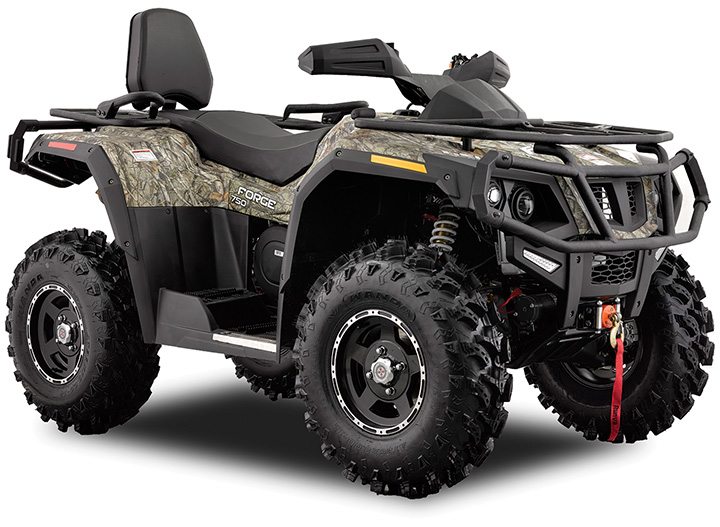 The 2016 HISUN Forge 750 (above and below) joins the new 450 and 550 as 2-Up offerings in the growing brand’s lineup.