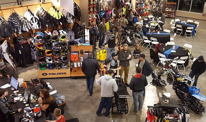 2015 Powersports Business Power 50 dealer Cycle North Powersports hosted an annual snowcheck party to celebrate the 2017 Polaris lineup and thank its customers for their support.