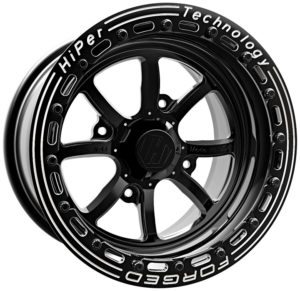 The FA:15 wheel is HiPer’s first 15-inch wheel and first UTV wheel designed from start to finish using WELD’s aircraft-quality forged alloy materials.