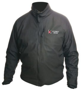 Powerlet’s Atomic Skin line offers a heated jacket, pants, socks and gloves. 