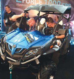 CFMOTO unveiled the ZForce 1000 EPS Sport UTV during its U.S. dealer meeting in Hangzhou, China.