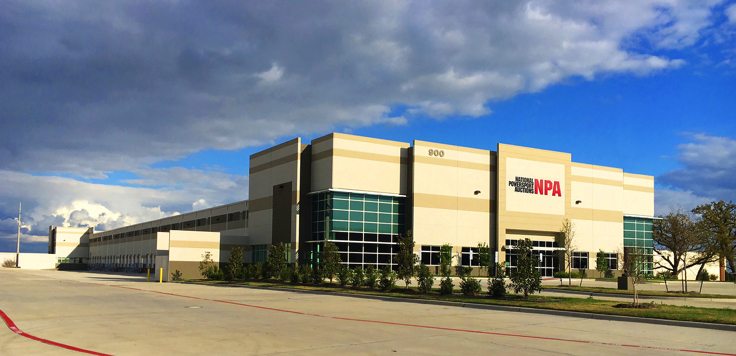 NPA’s new Dallas facility is located at 900 Gerault Road in Flower Mound.